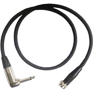 Cable de guitarra Sony GC07CP/R de 27", negro, con conector en L plateado y conector DWX.