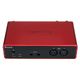 Focusrite Scarlett 2i2 4th Generation interfaz de audio USB-C 2x2 conexiones traseras