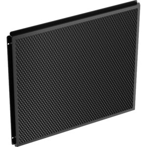 Rejilla nido abeja ARRI 30° negra para SkyPanel S30, textura hexagonal.