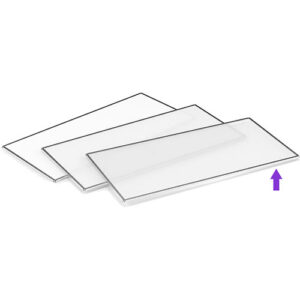 Panel de difusión pesada ARRI SkyPanel S60-C, tres paneles apilados transparente.