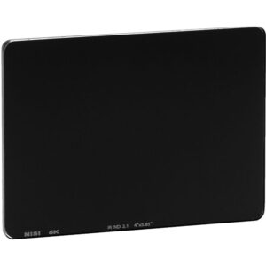 Filtro NiSi Nano IRND 7 paradas 4x5.65" rectangular negro mate con grabados blancos.