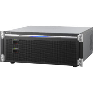 Unidad de interfaz del sistema Sony MKS-X7700 negra para panel de control ICP-X7000 con dos indicadores de potencia.
