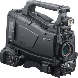 Videocámara profesional Sony XDCAM PXW-X400 negra, de hombro, para broadcast.