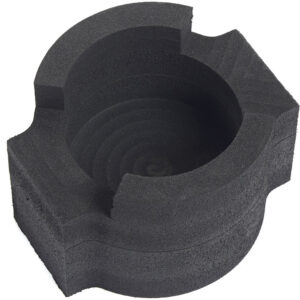 Incrustación de espuma negra para lente ZEISS Milvus F2/100, protege el lente con diseño a medida.
