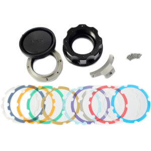 Monturas intercambiables ZEISS para lentes de zoom, color negro y plateado, con filtros de colores, para Sony E-mount.