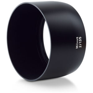 Parasol metálico negro para objetivo ZEISS Milvus 135 mm f/2.