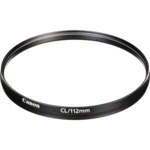 Anillo Canon CL/112mm metálico negro para lente de cámara cine.