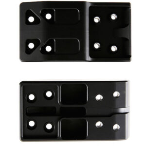 Brazo extendido DJI Ronin negro 50mm para eje de giro con orificios de montaje.