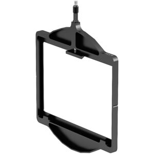 Marco de filtro ARRI F2 negro para lentes de 4x5.65", sin engranajes, diseño para cinematografía.