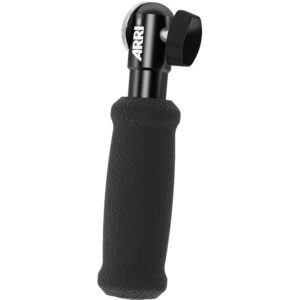 Empuñadura ARRI negra de goma texturizada para cámara.