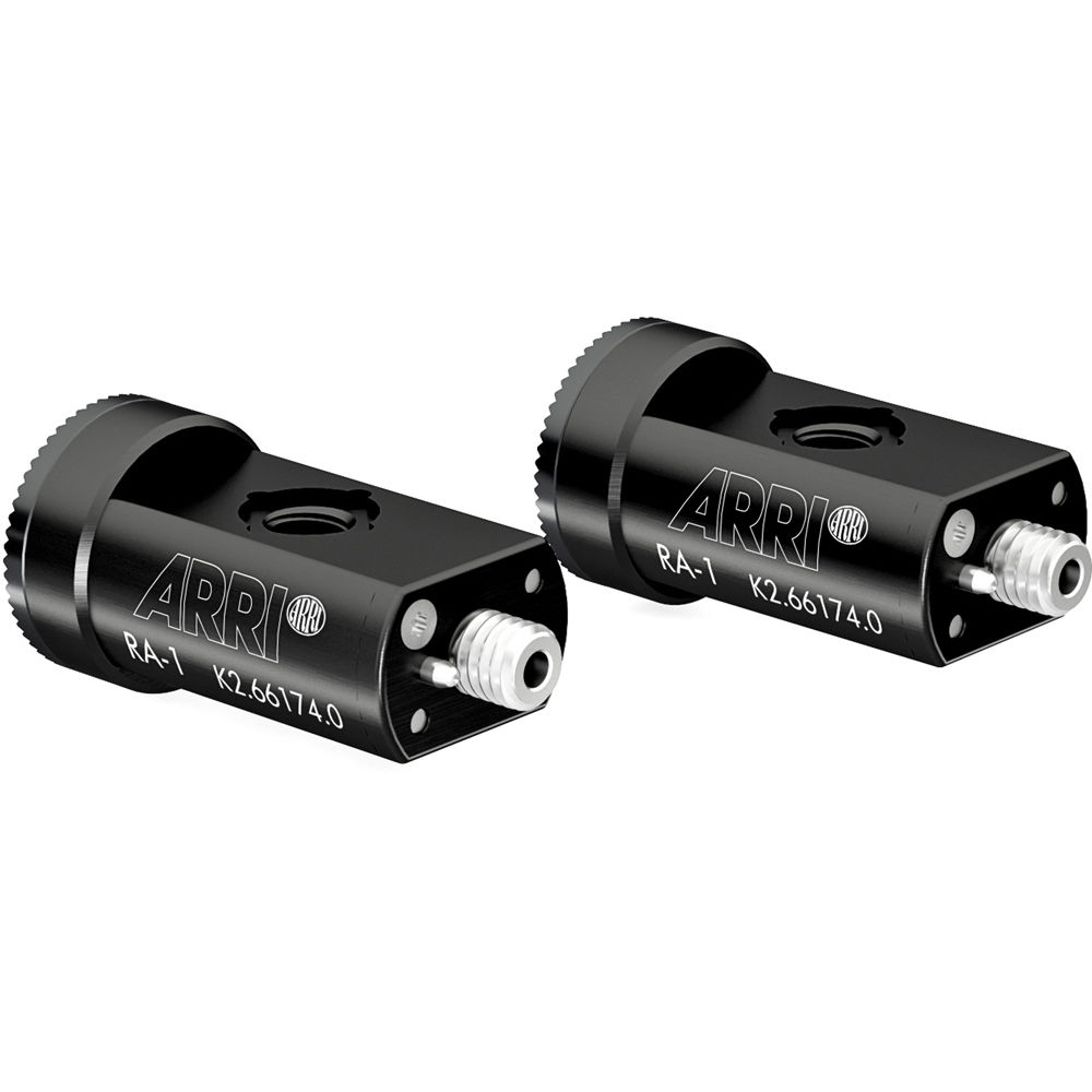 Adaptadores de roseta ARRI RA-1 negros para cámaras de cine Canon C-series, se vende en par.
