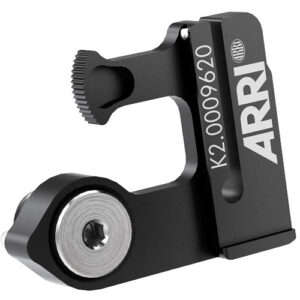 Soporte ARRI LCUBE negro metálico con número de serie K2.00009620, para accesorios de cámara.
