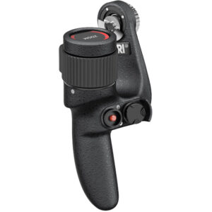 Balancín derecho ARRI Master Grip MRR-1 negro, control de zoom, textura rugosa, para cine y video.
