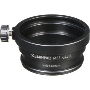 Adaptador de lente ZEISS 52 mm negro de metal con tornillo de ajuste, modelo 528348-9902, para telescopio Gavia.