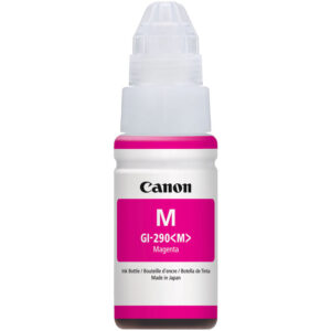 Botella de tinta Canon GI-290 magenta para impresoras MegaTank.