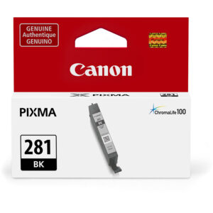 Canon Pixma CLI-281, tanque de tinta negra genuino para impresoras Canon, 5.6ml.