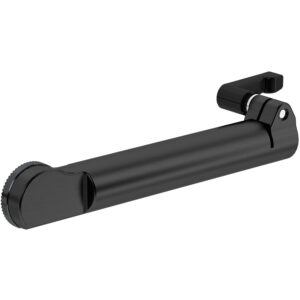 Adaptador ARRI Master Grip negro para brazo panorámico de 20 mm, metálico, con perilla texturizada.