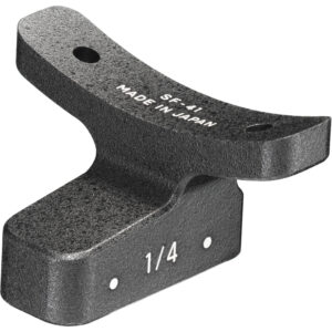 Pie de soporte metálico negro SF-41 para lentes Sigma, con inscripciones y punto de montaje 1/4.