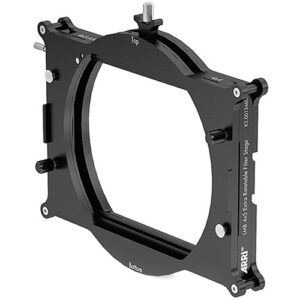 Soporte de filtro giratorio ARRI LMB 4x5 de aluminio negro, para lentes de cámara.