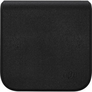 Caja de almacenamiento negra DJI con textura rugosa y logo grabado para dron Spark.