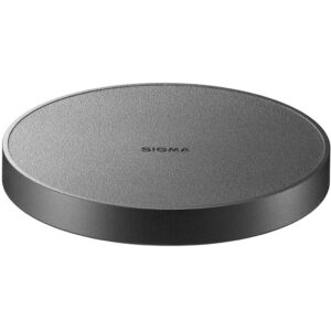 Tapa de lente Sigma Cine, redonda, gris oscuro, texturizada, para lentes de cine.