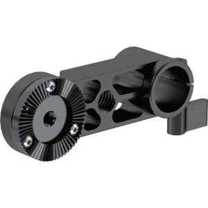 Adaptador de roseta ARRI RA-4 a varilla de 19 mm en aluminio negro.