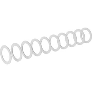 Paquete de 10 discos marcadores planos ARRI plateados para enfoque, WCU-3 y perillas FF.