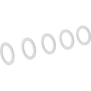 Cinco discos de marcado planos ARRI plateados para enfoque de lentes, paquete de 5.