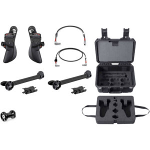 Accesorios ARRI Master Grip Prime Set para ALEXA Mini: enfoque/iris derecho e izquierdo, cables y estuche.