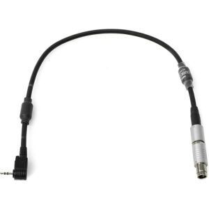 Cable ARRI CUB-1 a LANC con conector en L y terminal plateado