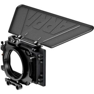 Visor ARRI MMB-2 negro, doble 4x5.65, ligero, profesional para cámara cinematográfica.