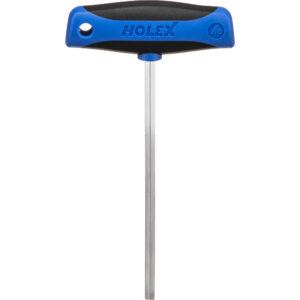 Llave hexagonal ARRI de 6 mm azul y negra con vástago metálico.