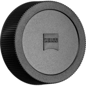 Tapa trasera ZEISS negra con textura granallada para lentes ZM.