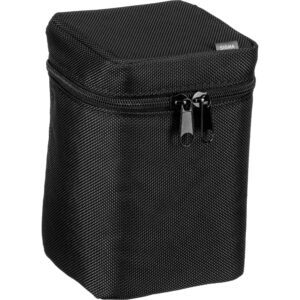 Estuche suave negro para lente Sigma 24-70mm f/2.8 DG OS HSM Art, con doble cremallera.