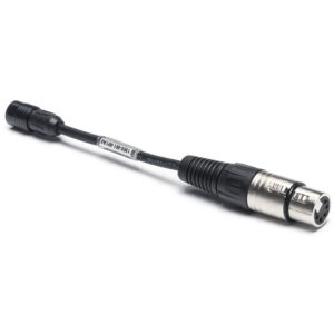 Cable ARRI 6 pines a XLR 5 pines, negro, para auriculares DTS HR30