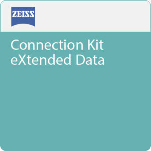 Kit de conexión ZEISS Datos extendidos, con logo azul de la marca.